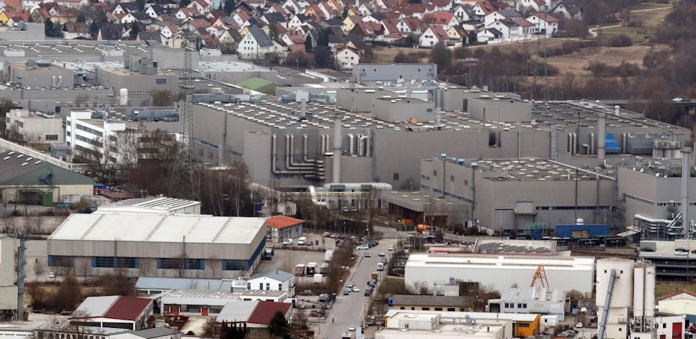 Im BMW-Werk brach ein Feuer aus.