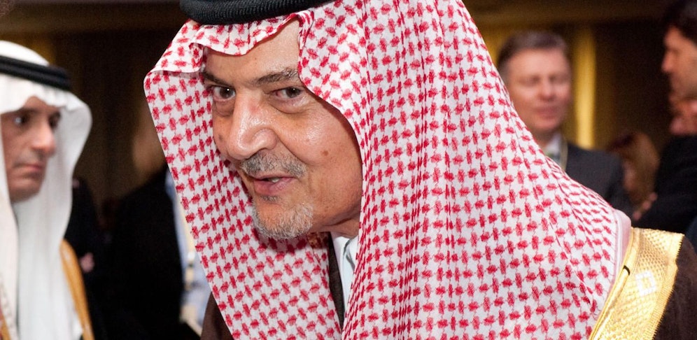 Der saudische Prinz Saud al Feisal bei einer Syrien-Konferenz im Jahr 2012.