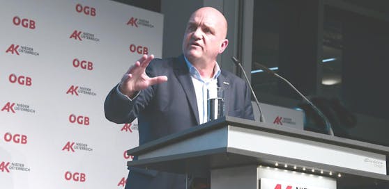 AK Niederösterreich-Präsident Markus Wieser am Dienstag in Sankt Pölten.