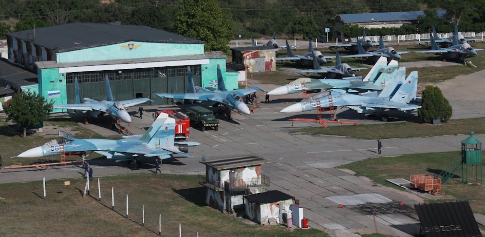 Die Luftwaffenbasis Belbek vor ihrem Umbau