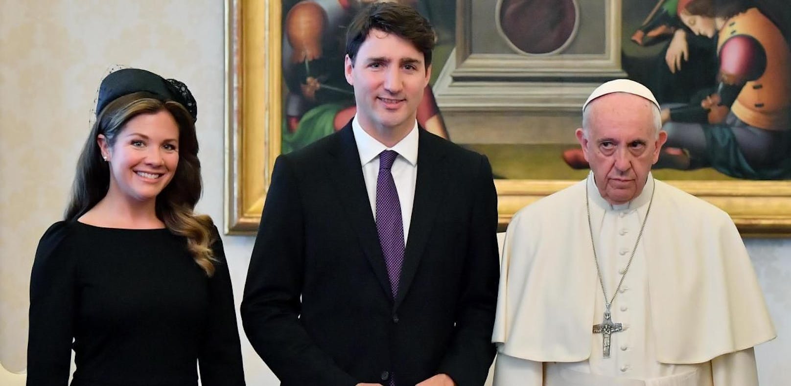Nicht einmal Trudeau ließ den Papst lächeln