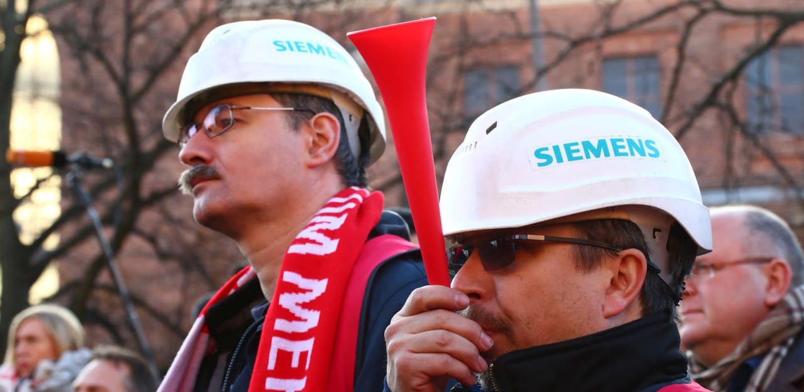 Massive Proteste gegen Siemens-Jobabbau