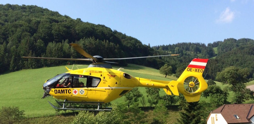 Der Mann wurde per Taubergung gerettet.