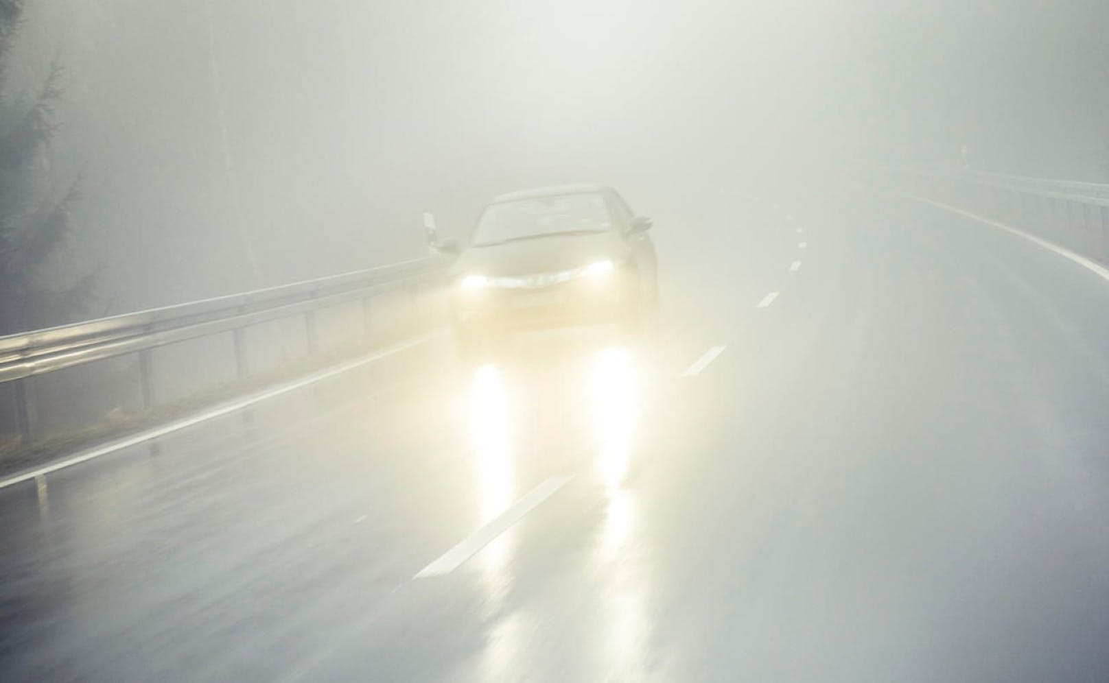 Vorsicht: Dichter Nebel kann die Sicht bis auf wenige Meter einschränken. Symbolfoto