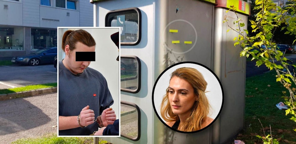 Der Linzer (26) soll auf Passanten geschossen haben. Ein Opfer (re.) fordert nun Schmerzensgeld. 