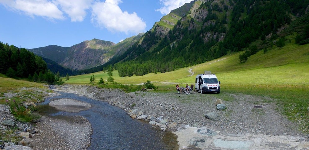 Auch interessante Reisevorträge gibt?s bei der Caravan Salon Austria, zum Beispiel über autarkes Campen wie hier am Foto.