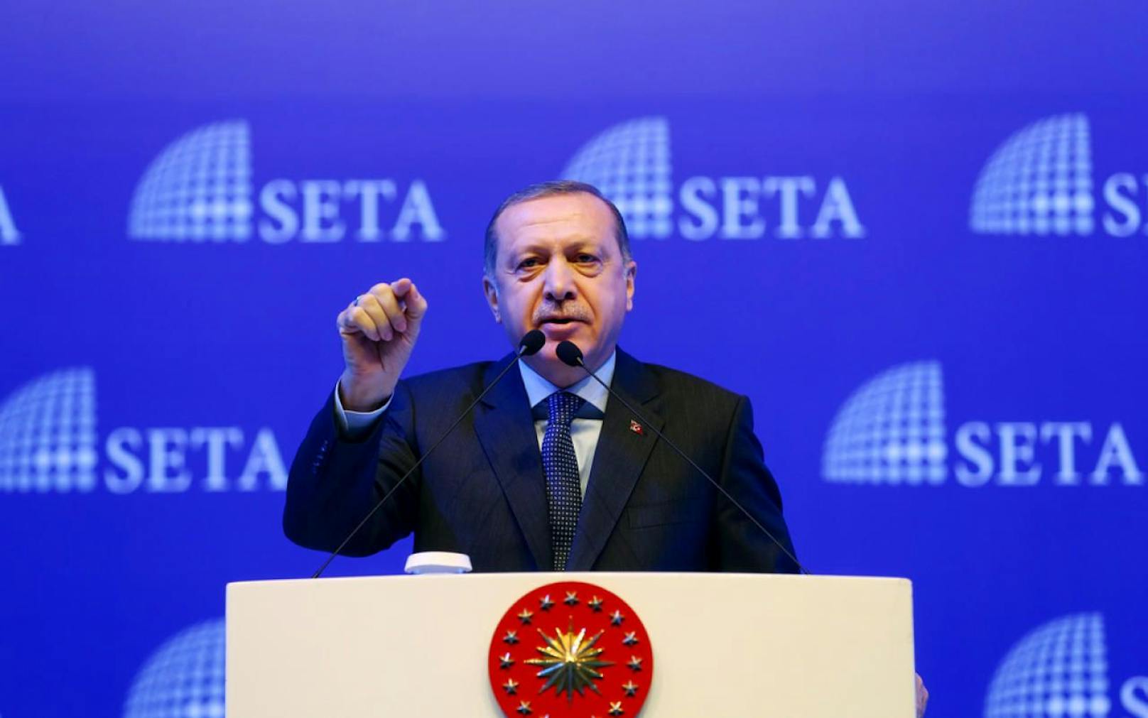 Türkeis Präsident Erdogan droht der EU.