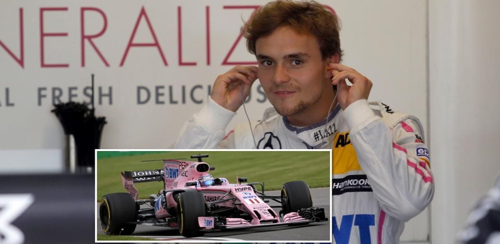 Lucas Auer darf Force India testen