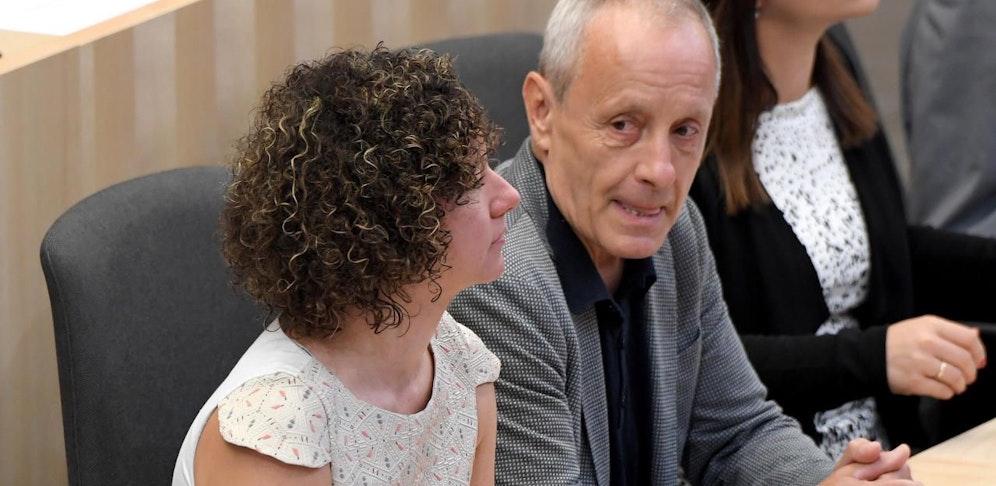 Martha Bißmann und Peter Pilz im Rahmen einer Sondersitzung des Nationalrates im Juni.