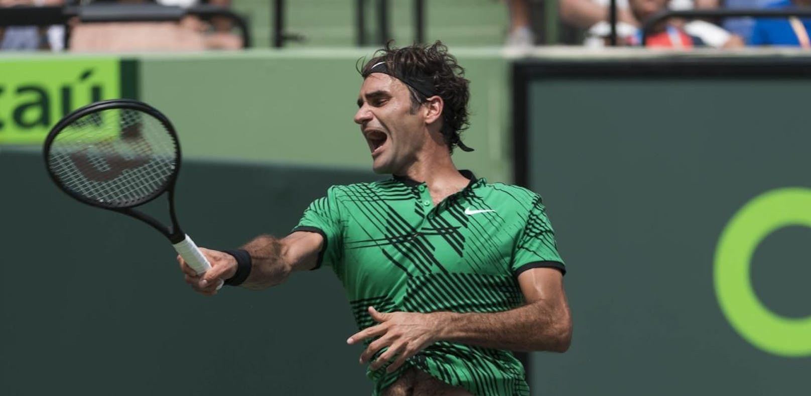 Roger Federer jubelte in Miami über seinen 71. Turniersieg.