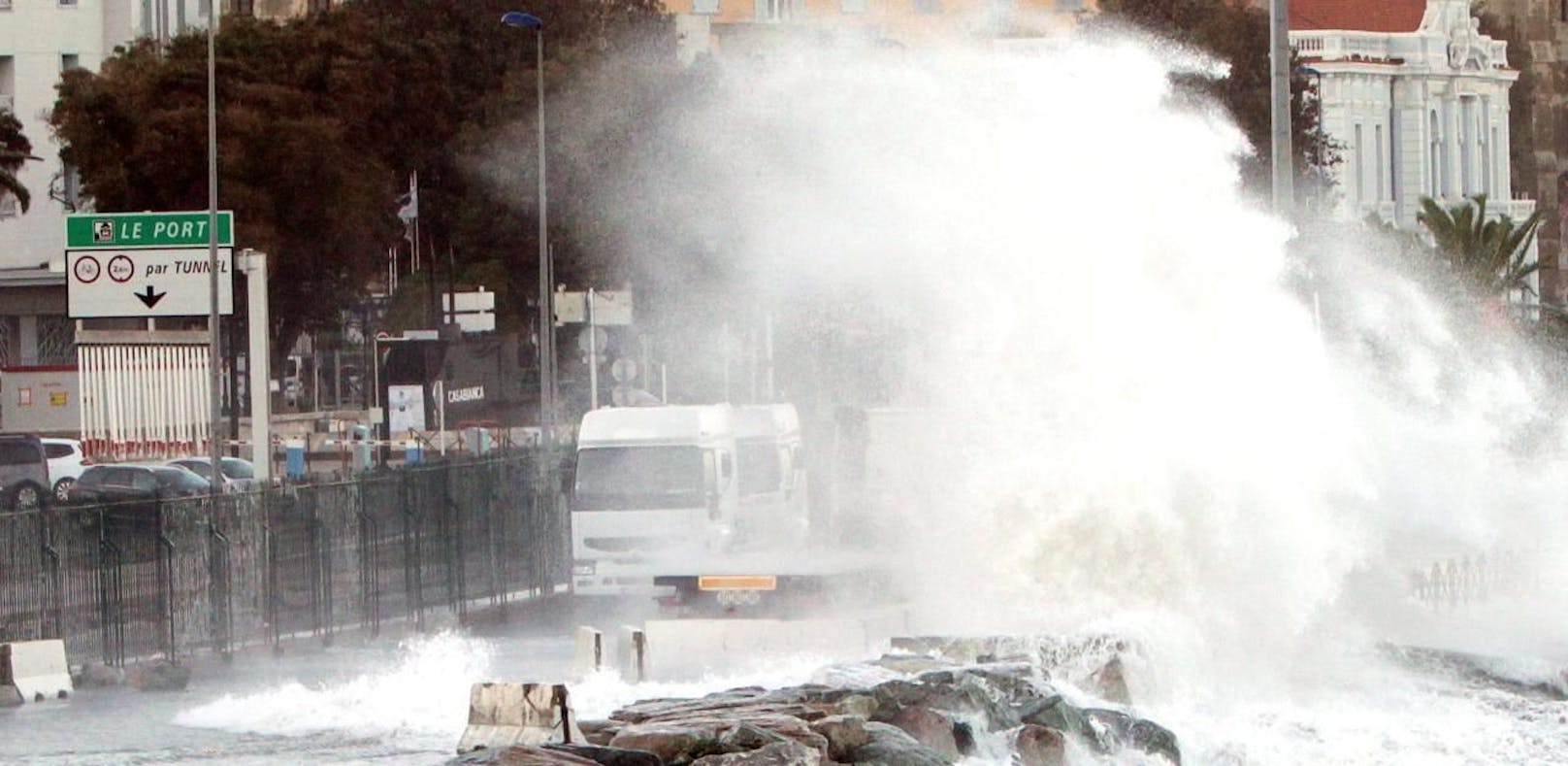 Auf Korsika tobten in den letzten Tagen heftige Stürme (Archivbild)