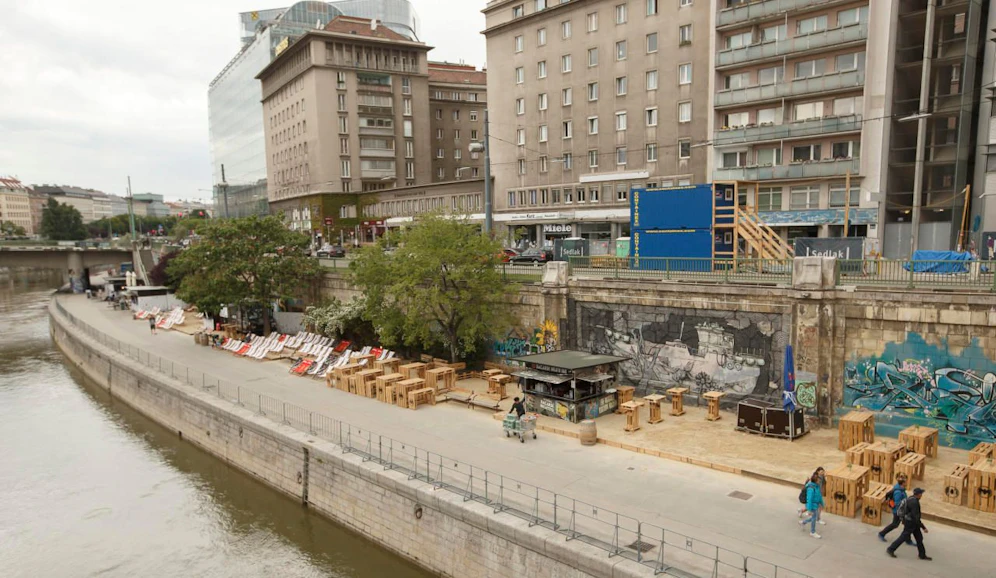 Mehrere Lokalflächen am Wiener Donaukanal wurden neu vergeben.