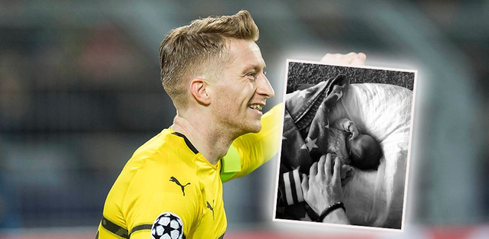 Dortmund-Star Reus zeigt stolz seine Baby-Tochter