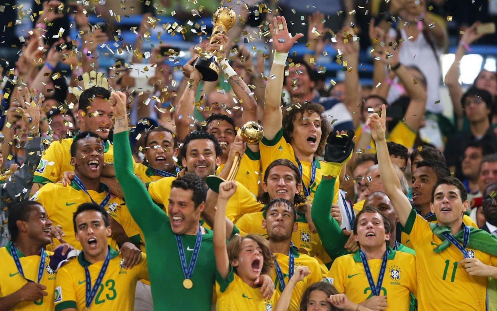 Brasilien jubelte bei den letzten drei Confed Cups, diesmal ist die Selecao nicht dabei