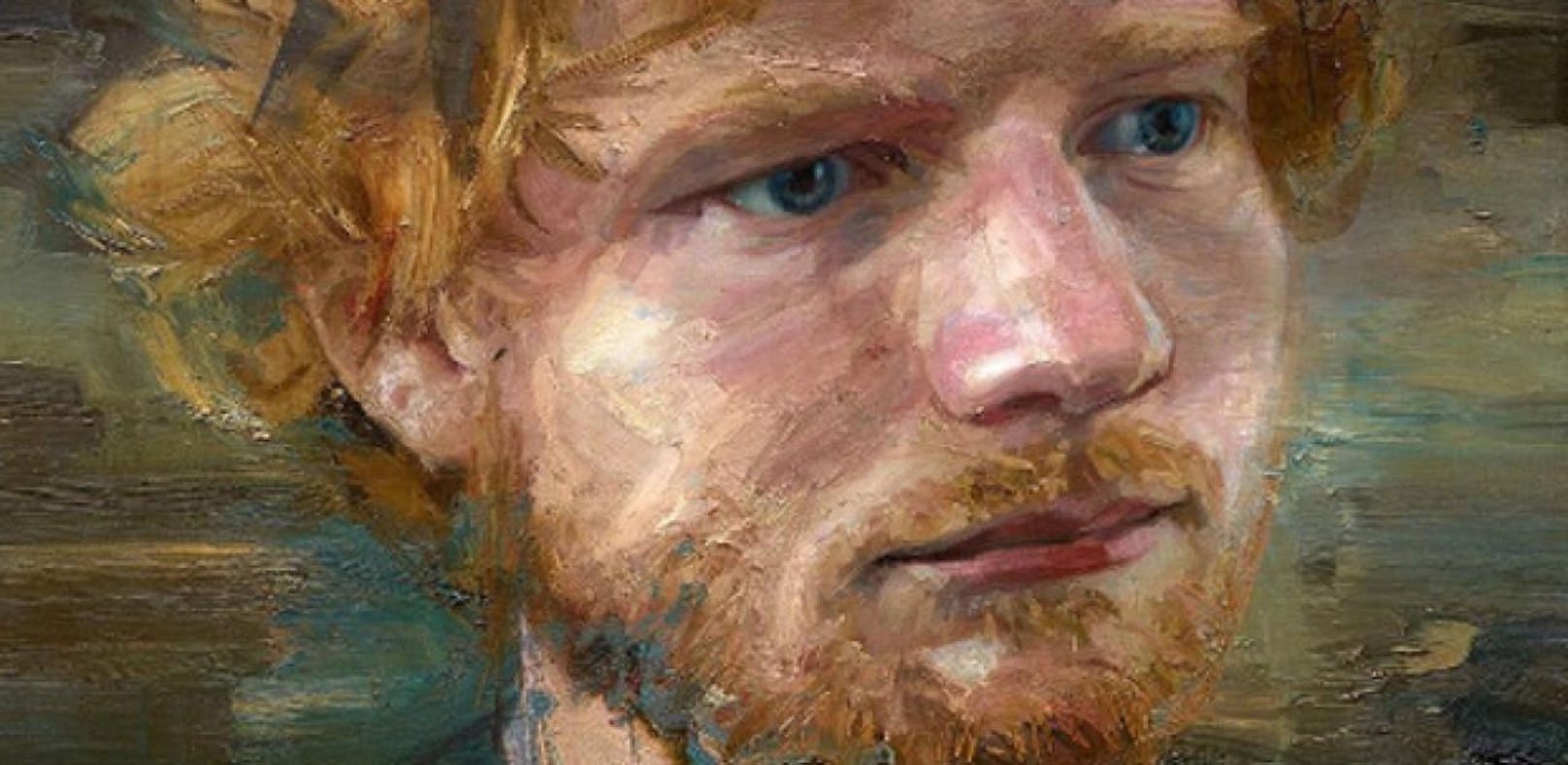 Ed Sheeran hängt in der National Portrait Gallery