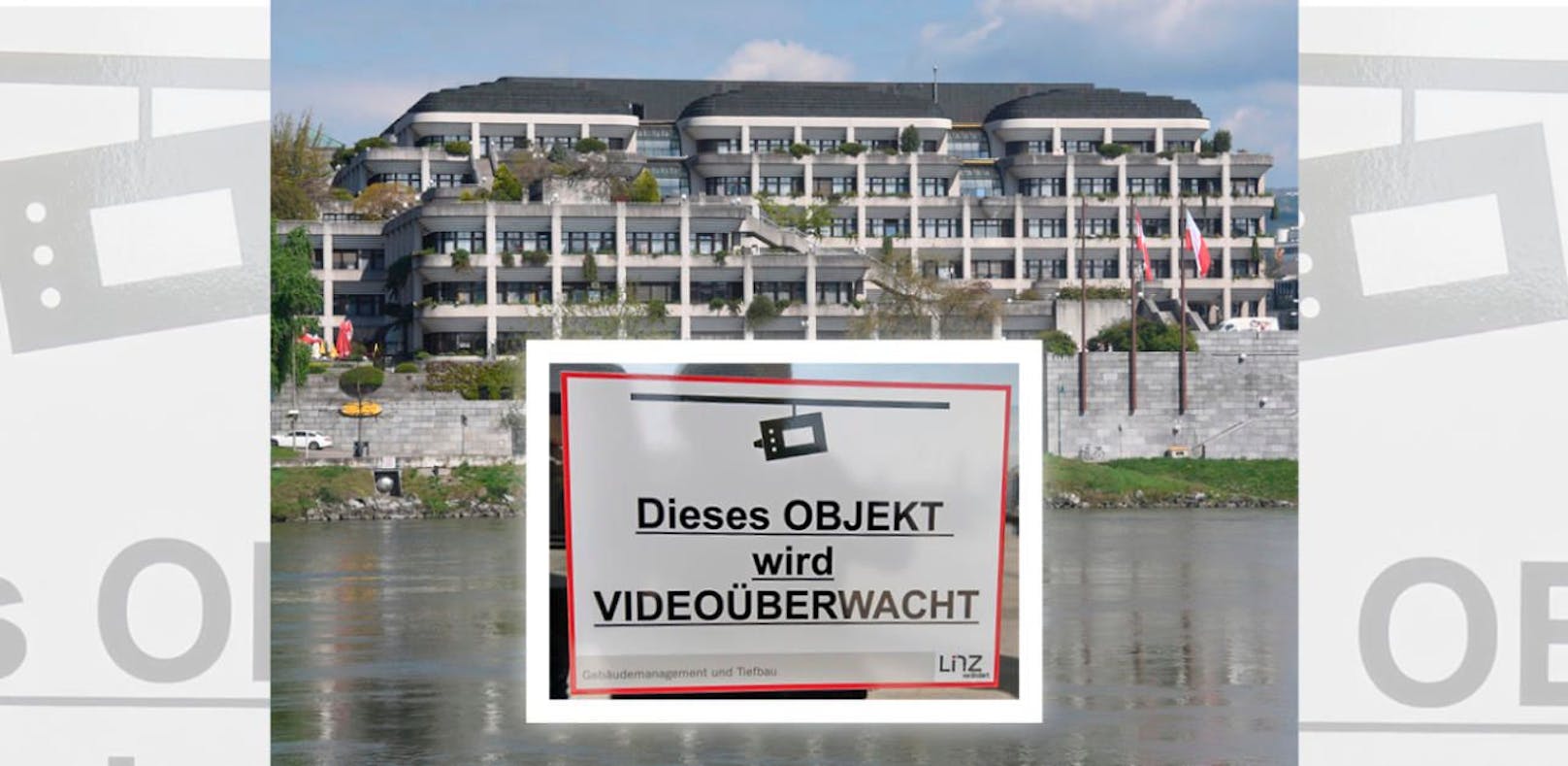 Das Neue Linzer Rathaus wird jetzt videoüberwacht.