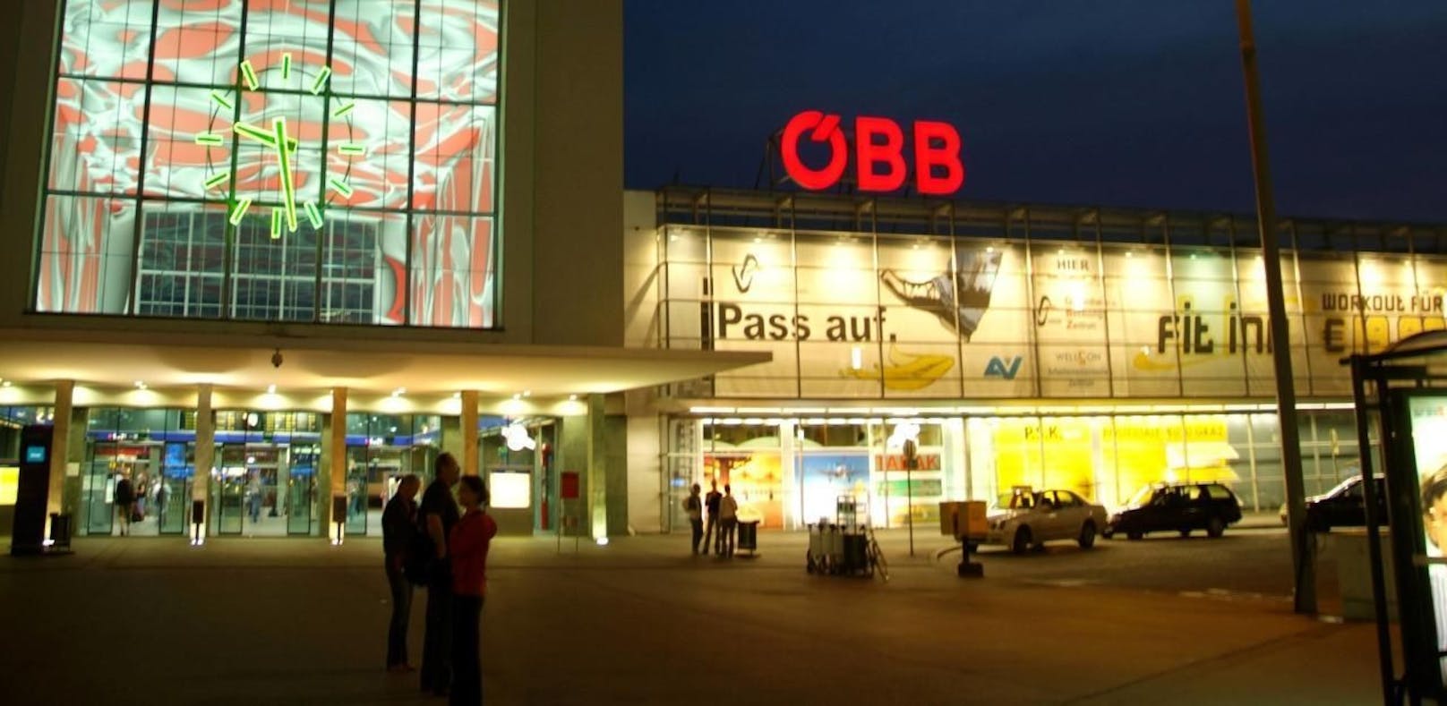 Der Grazer Hauptbahnhof.