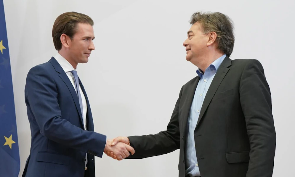 Kurz sprach zwei Stunden mit Kogler.