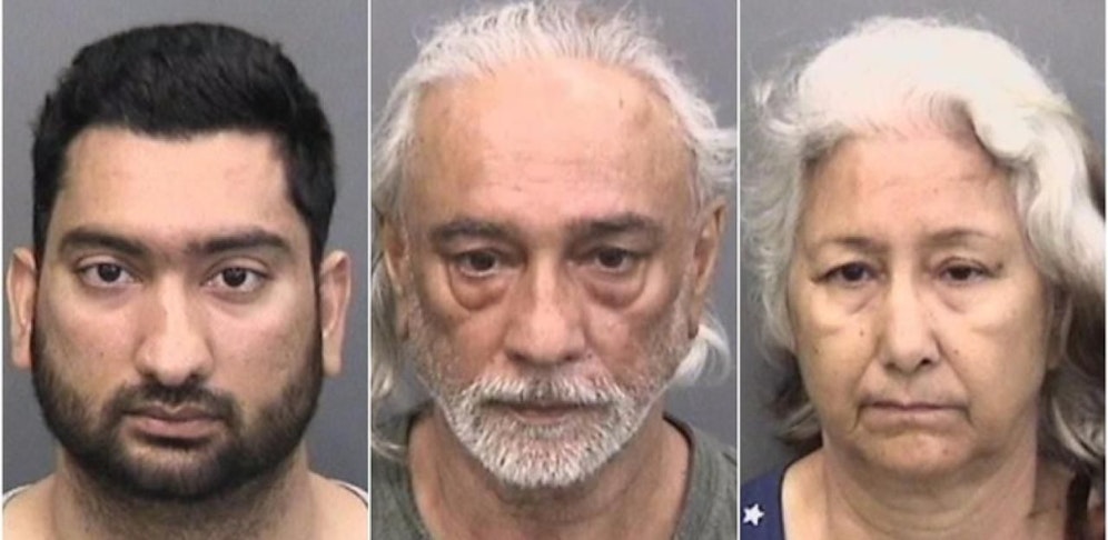 Devbir K., (33), und seine Eltern Bhupinder (61) und Jasbir (67)