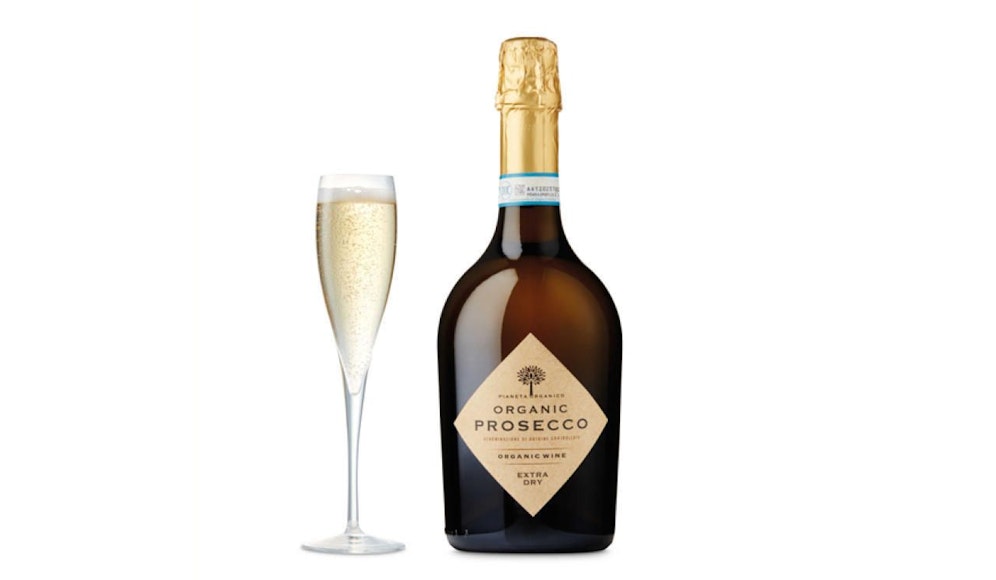Bei dem "Organic Prosecco" von Hofer sollen die Kopfschmerzen am nächste Tag ausbleiben. Derzeit gibt es ihn nur in England.