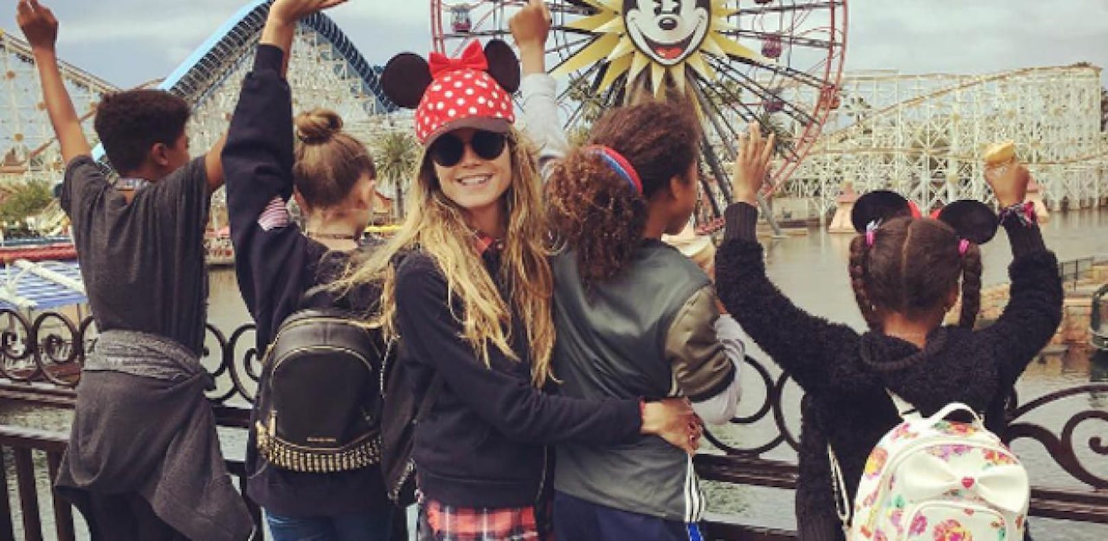 Heidi Klum feierte den Muttertag in Disney World