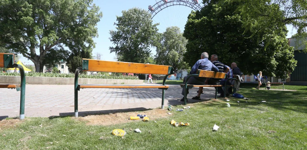 Der Vorfall ereignete sich auf der Kaiserwiese in Wien.