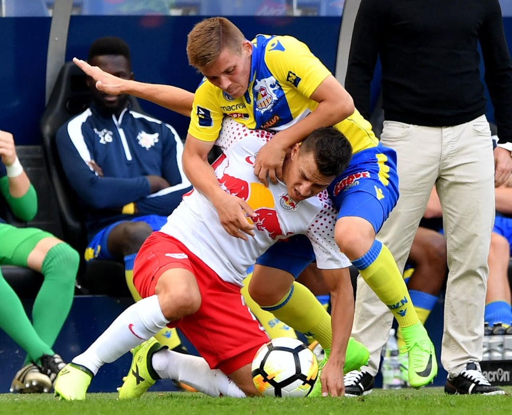 Salzburg setzte sich gegen St. Pölten klar mit 5:1 durch.