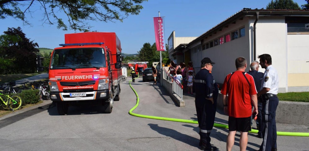 Chlorgas-Austritt am Dienstagnachmittag im Parkbad Wilhelmsburg.