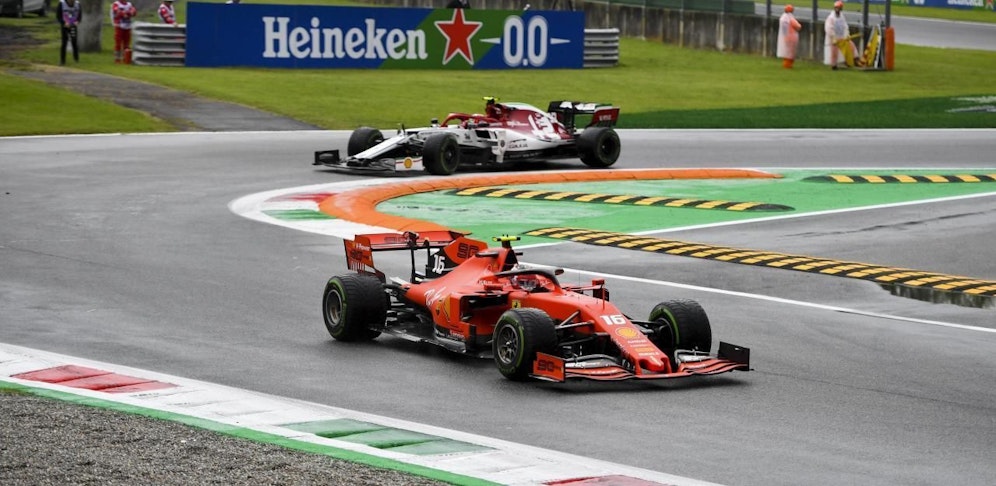 Charles Leclerc fuhr in Monza zur Trainings-Bestzeit.