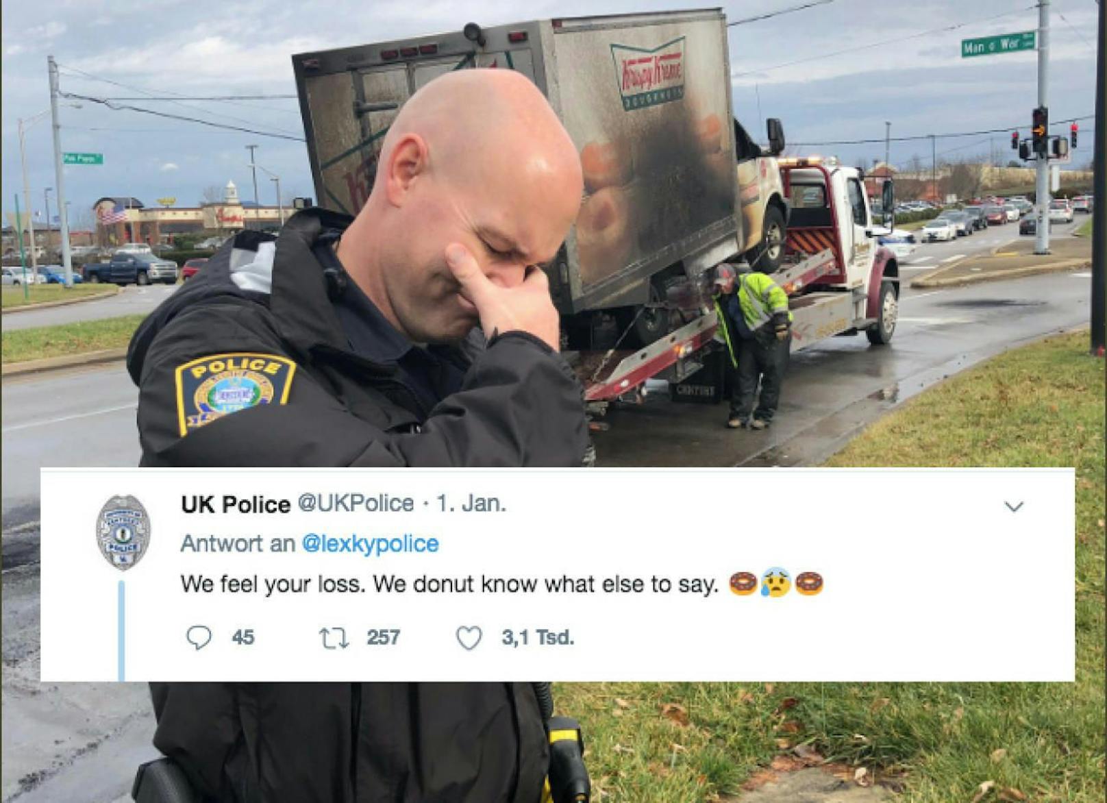Cops der Lexington Police stellten diese witzigen Bilder online.
