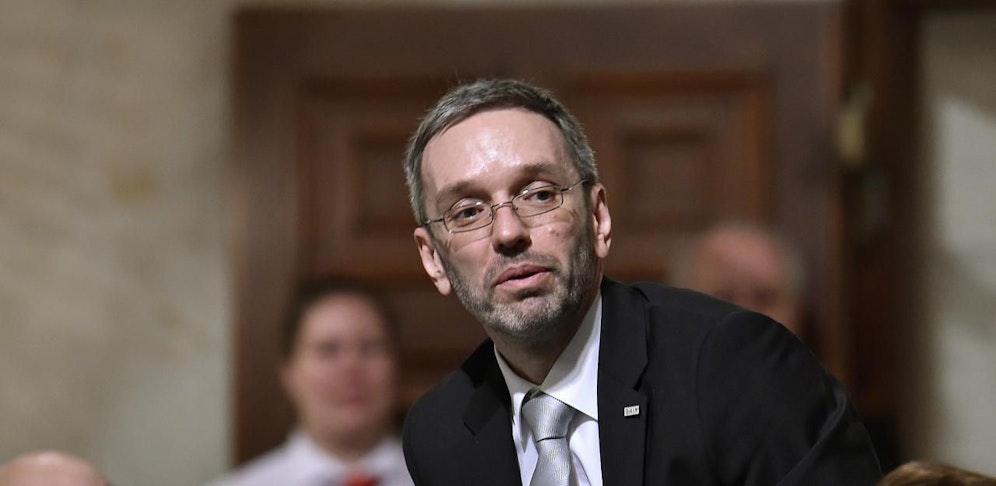 Innenminister Herbert Kickl (FPÖ).