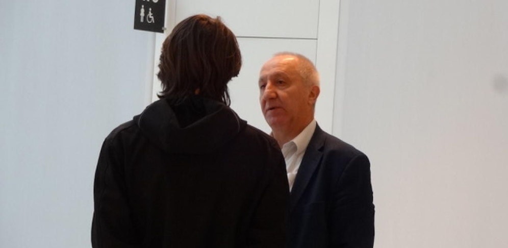 Angeklagter (li.) mit Anwalt Franz Stacher.