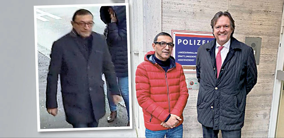 Aca K. (l.) geriet unschuldig in Verdacht. Anwalt Werner schritt erfolgreich ein.