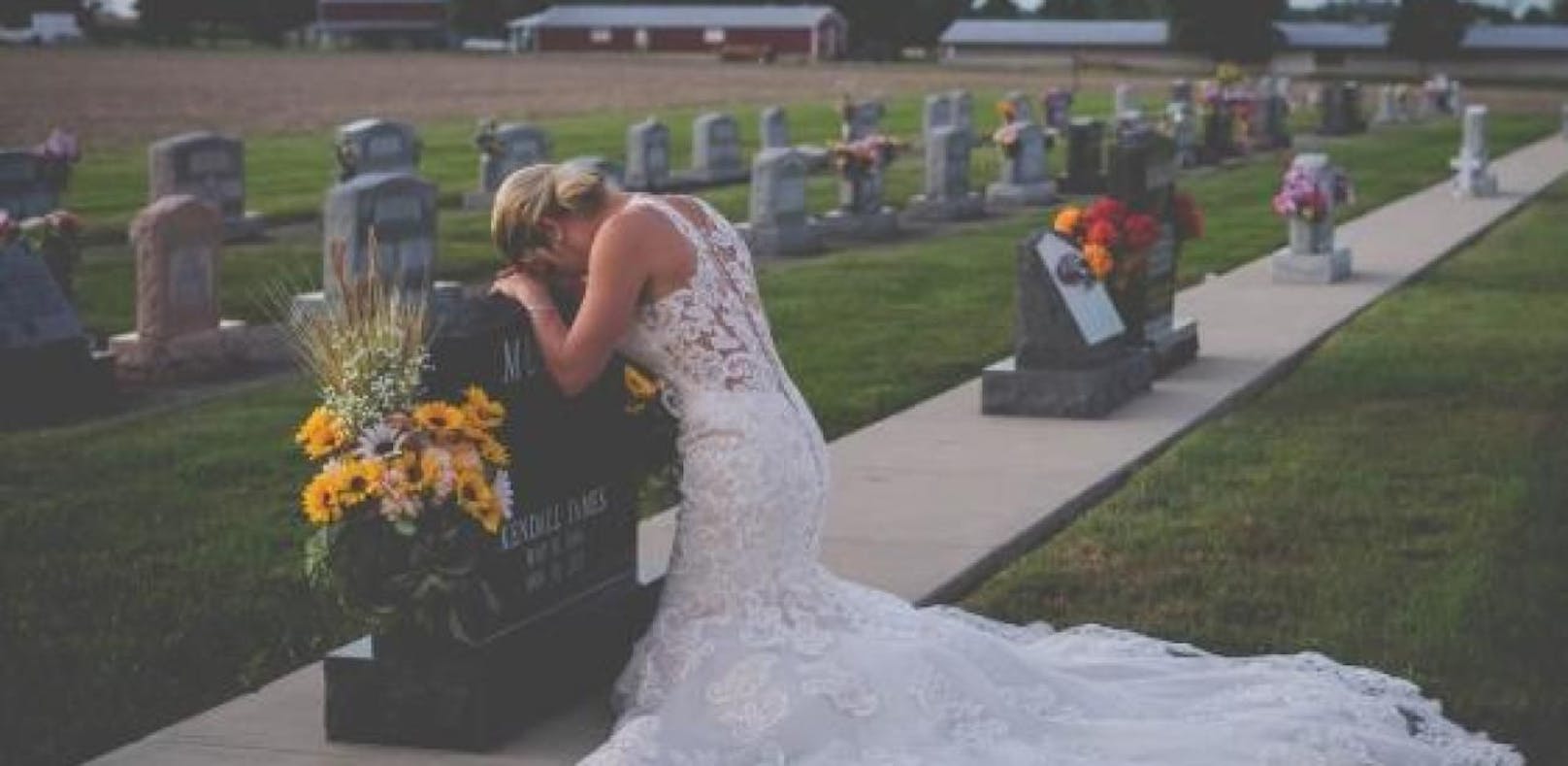 Diese trauernde Braut bewegt die Welt