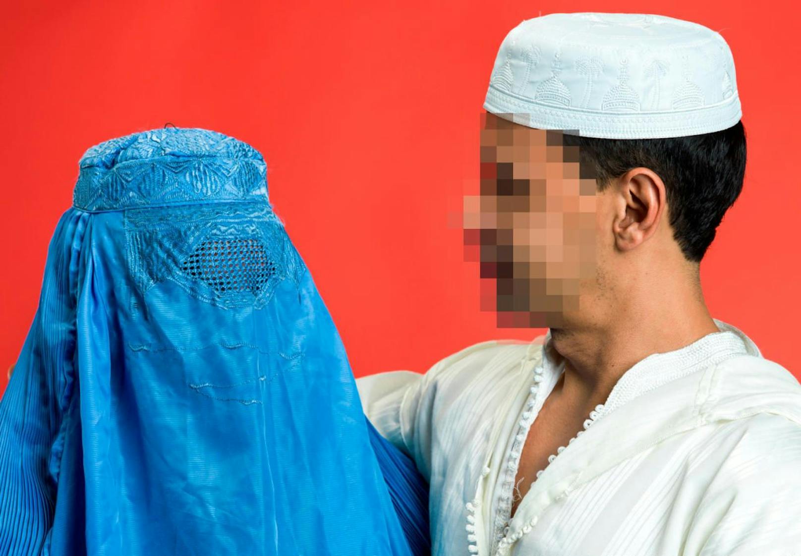 Ein muslimisches Ehepaar. Symbolfoto.