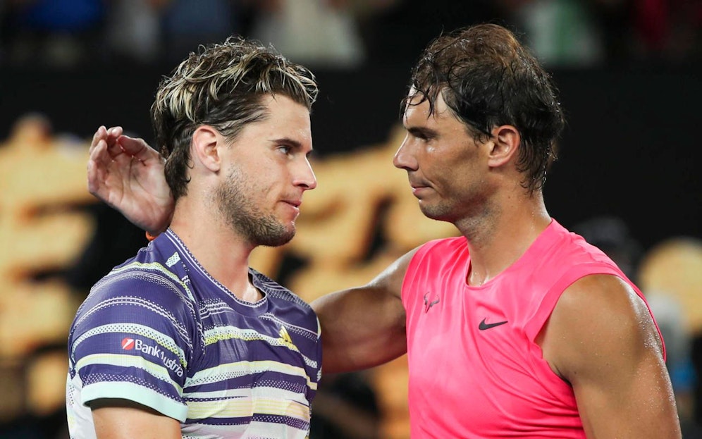 Rafael Nadal adelt Österreichs Tennis-Ass Dominic Thiem. 