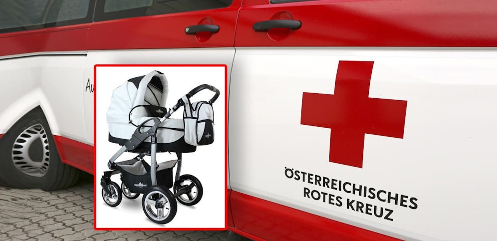 Der Lenker übersah zwei Mütter mit ihren Kinderwägen.