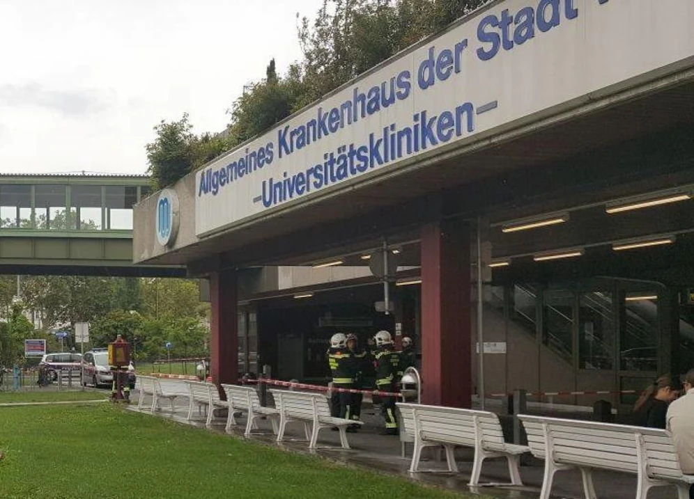 Schreibmaschine sorgte für Großeinsatz bei der U6-Station AKH/Michelbeuern.