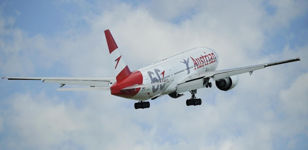 Symbolbild eines AUA-Flugzeuges.