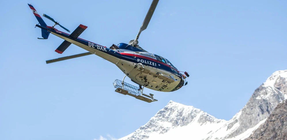 Im Bild der Polizei Hubschrauber Libelle Tirol. Archivbild.