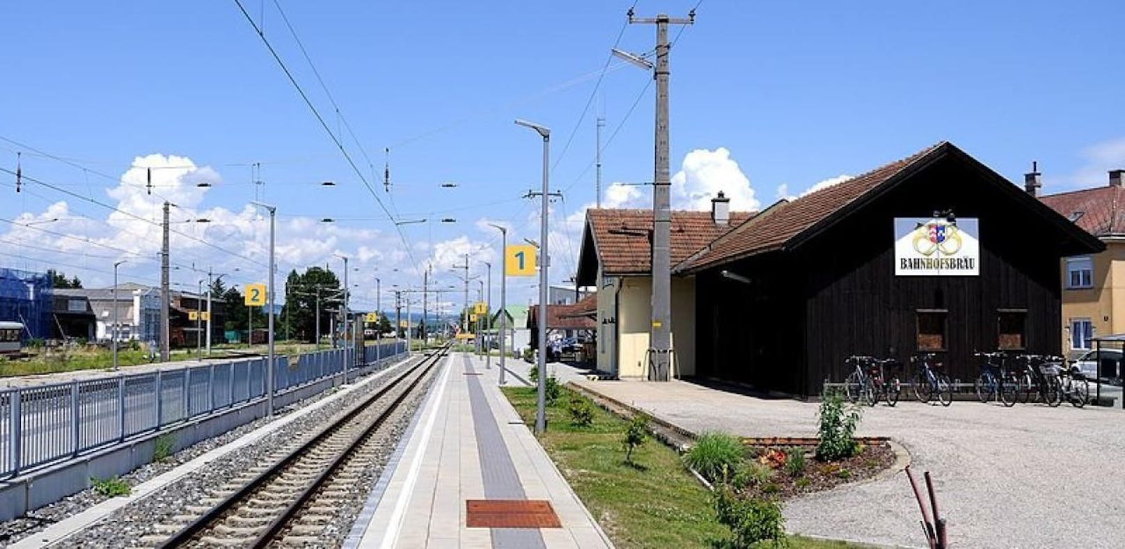 Der Bahnhof in Ober-Grafendorf.