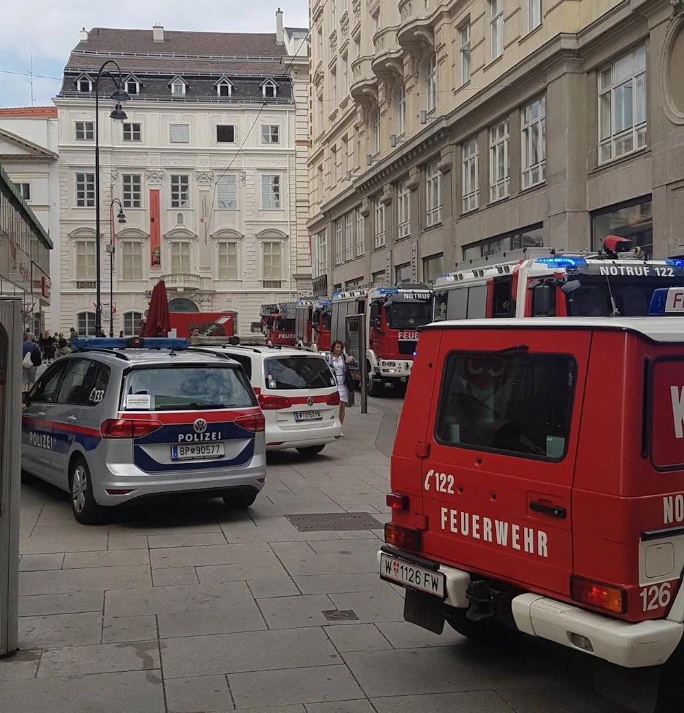 Feuerwehr-Einsatz in der Herrengasse