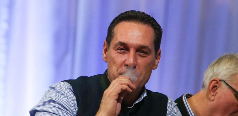 Vizekanzler Strache hält an der Regierungslinie fest.