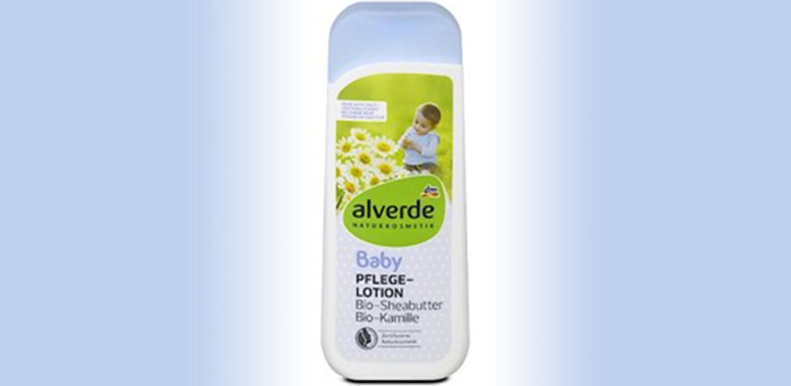 DM ruft das Produkt &quot;Alverde Baby Pflege­lotion Bio-Sheabutter Bio-Kamille&quot; zurück.