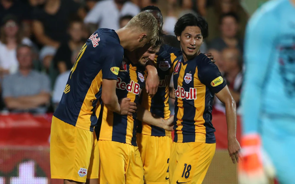 Jubel bei Red Bull Salzburg