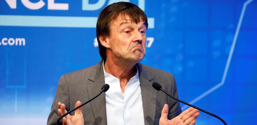 fRankreichs Umwweltminister Nicolas Hulot. 