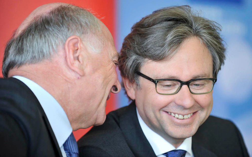 Niederösterreichs Landeshauptmann Erwin Pröll (li.), ORF-Generaldirektor Alexander Wrabetz 