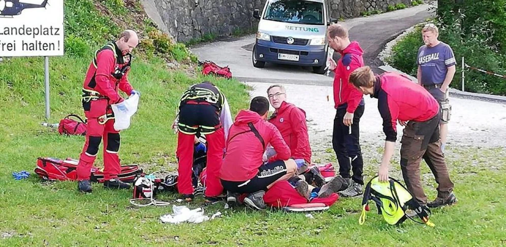 Auch die Bergrettung Gmunden war im Einsatz.
