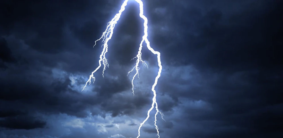 Bis zu 391.000 Ampere waren die Blitze am Montag stark.