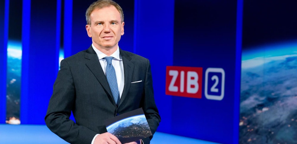 "ZIB 2" mit Armin Wolf.